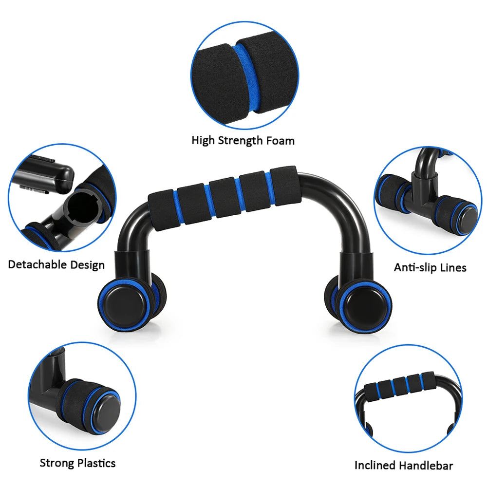 Healthy Abdominal Wheel 5-piece Indoor Multifunctional Fitness Equipment